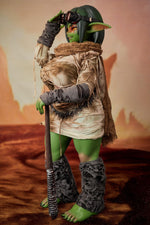 Load image into Gallery viewer, 120cm Goblin Sex Doll Barza, Green Skin Shortstack Goblin Hentai Figure