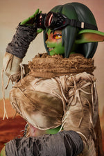 Load image into Gallery viewer, 120cm Goblin Sex Doll Barza, Green Skin Shortstack Goblin Hentai Figure