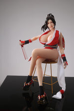 Load image into Gallery viewer, 65cm Anime Sex Doll Mai Shiranui with Kimono and HIgh Heels