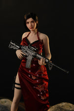 Load image into Gallery viewer, 65cm Resident Evil Hentai Sex Doll Ada Wong with Red Dress