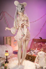 Load image into Gallery viewer, 73cm Realistic Sex Doll Sakura, White Hair Seductive Wife Hentai Figure