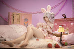 Load image into Gallery viewer, 73cm Realistic Sex Doll Sakura, White Hair Seductive Wife Hentai Figure