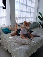 Load image into Gallery viewer, Adorable Dog Girl Furry Sex Doll, Lovely Brown Fur Canine Sex Doll