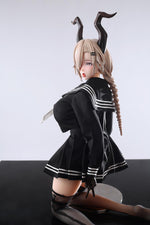 Load image into Gallery viewer, Ahegao Azur Lane Sex Doll Owari, Huge Tits & Horns Kimono Hentai Figure