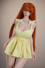 Load image into Gallery viewer, 73cm Evangelion Mini Sex Doll Asuka with Yellow Dress