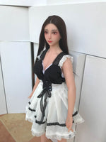 Load image into Gallery viewer, Black&White Casual Dress for Mini Sex Dolls