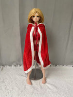 Load image into Gallery viewer, Traditional Christmas Cloak for 1/3 Scale Anime Figure and BJD Dolls