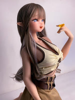 Load image into Gallery viewer, Elf Anime Sex Doll Mai Ijuuin, Isekai Elf Hentai Figure with Grin (Big Tits)
