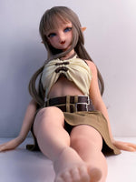 Load image into Gallery viewer, Elf Anime Sex Doll Mai Ijuuin, Isekai Elf Hentai Figure with Grin (Big Tits)