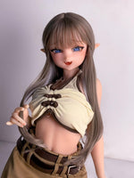 Load image into Gallery viewer, Elf Anime Sex Doll Mai Ijuuin, Isekai Elf Hentai Figure with Grin (Big Tits)