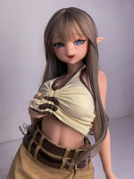 Load image into Gallery viewer, Elf Anime Sex Doll Mai Ijuuin, Isekai Elf Hentai Figure with Grin (Big Tits)