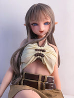 Load image into Gallery viewer, Elf Anime Sex Doll Mai Ijuuin, Isekai Elf Hentai Figure with Grin (Big Tits)