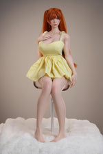 Load image into Gallery viewer, 73cm Evangelion Mini Sex Doll Asuka with Yellow Dress