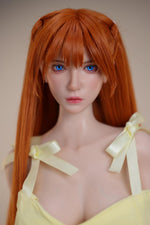 Load image into Gallery viewer, 73cm Evangelion Mini Sex Doll Asuka with Yellow Dress