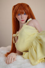 Load image into Gallery viewer, 73cm Evangelion Mini Sex Doll Asuka with Yellow Dress