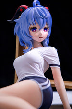 Load image into Gallery viewer, 75cm Ganyu Sex Doll, 1/2 Scale Genshin Impact Hentai Figure with Buruma