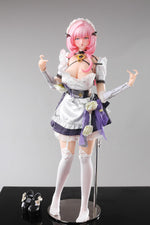 Load image into Gallery viewer, Honkai Sex Doll Elysia, Ahegao Pink Hair Hentai Figure (Sailor Uniform)