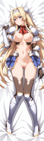画像をギャラリービューアに読み込む, 黒獣 抱き枕カバー アリシア・アルクトゥルス 金髪姫騎士 抱き枕カバー