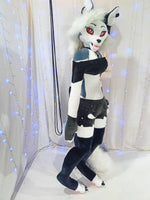 画像をギャラリービューアに読み込む, Loona Wolf ファーリー セックス ドール、160cm Helluva Boss フルサイズ ぬいぐるみ セックス ドール