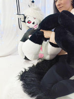 画像をギャラリービューアに読み込む, Loona Wolf ファーリー セックス ドール、160cm Helluva Boss フルサイズ ぬいぐるみ セックス ドール