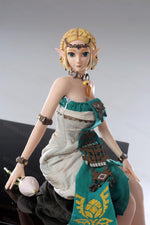 Load image into Gallery viewer, Mini Anime Sex Doll Princess Zelda, Blonde Hair Elf Hentai Figure