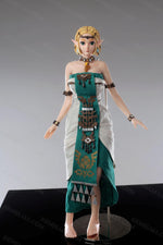 Load image into Gallery viewer, Mini Anime Sex Doll Princess Zelda, Blonde Hair Elf Hentai Figure