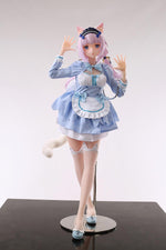 Load image into Gallery viewer, Nekopara Sex Doll Vanilla, 1/3 Scale White Hair Maid Catgirl Hentai Figure