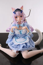 Load image into Gallery viewer, Nekopara Sex Doll Vanilla, 1/3 Scale White Hair Maid Catgirl Hentai Figure