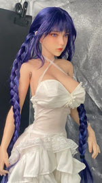 Load image into Gallery viewer, Raiden Shogun 76cm Mini sex doll, wedding dress Genshin Impact hentai figure