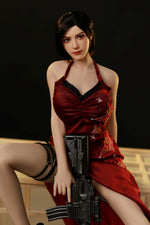 Load image into Gallery viewer, 65cm Resident Evil Hentai Sex Doll Ada Wong with Red Dress