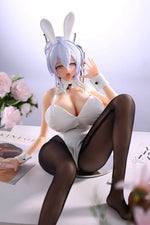 画像をギャラリービューアに読み込む, 65cmアニメラブドール雪女さん雪乃みふゆ、未亡人巨乳ラブドール、バニーガールアヘ顔フィギュア