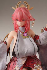 Load image into Gallery viewer, Anime Mini Sex Doll Yae Miko, Ahegao Pink Fox Girl Genshin Hentai Figure