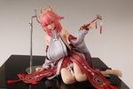 Load image into Gallery viewer, Anime Mini Sex Doll Yae Miko, Ahegao Pink Fox Girl Genshin Hentai Figure