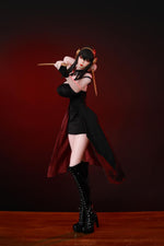 Load image into Gallery viewer, Anime Mini Sex Doll Yor Forger, Spy Family 70cm Hentai Figure in Silicone in standing position for assassining