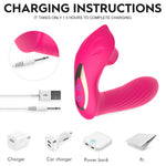 Load image into Gallery viewer, 2 in 1 Clit Sucking G-Spot Vibrator with Rotation