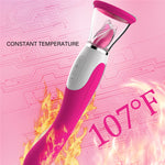 Load image into Gallery viewer, Clit Pump Sucking & Licking Vibrator, 3-in-1 G-Spot Vibrator
