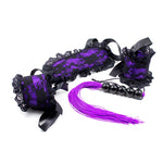 Load image into Gallery viewer, Crotchless lingerie - Blinder Handcuffs Whip Fetish Tools