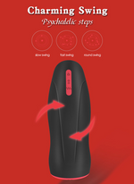 Load image into Gallery viewer, Swinging & Vibrating Handsfree Masturbator, Vaccum Sucking Fleshlight