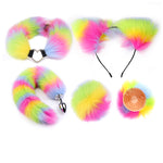 Load image into Gallery viewer, Cosplay Fox Tails Butt Plug with Collar Fox Ears