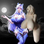 画像をギャラリービューアに読み込む, Hentai Onahole Doll, Anime Fleshlight Dragon Ling under the moon