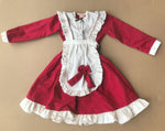 Load image into Gallery viewer, 1/3 scale anime figures red maid outfit, suitable for 65cm dolls, with lovely flower decor apron
