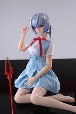 Load image into Gallery viewer, 65cm Evangelion Sex Doll Rei with Plugsuit and Spear of Longinus
