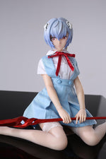 Load image into Gallery viewer, 65cm Evangelion Sex Doll Rei with Plugsuit and Spear of Longinus
