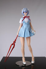 Load image into Gallery viewer, 65cm Evangelion Sex Doll Rei with Plugsuit and Spear of Longinus
