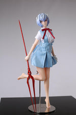 Load image into Gallery viewer, 65cm Evangelion Sex Doll Rei with Plugsuit and Spear of Longinus
