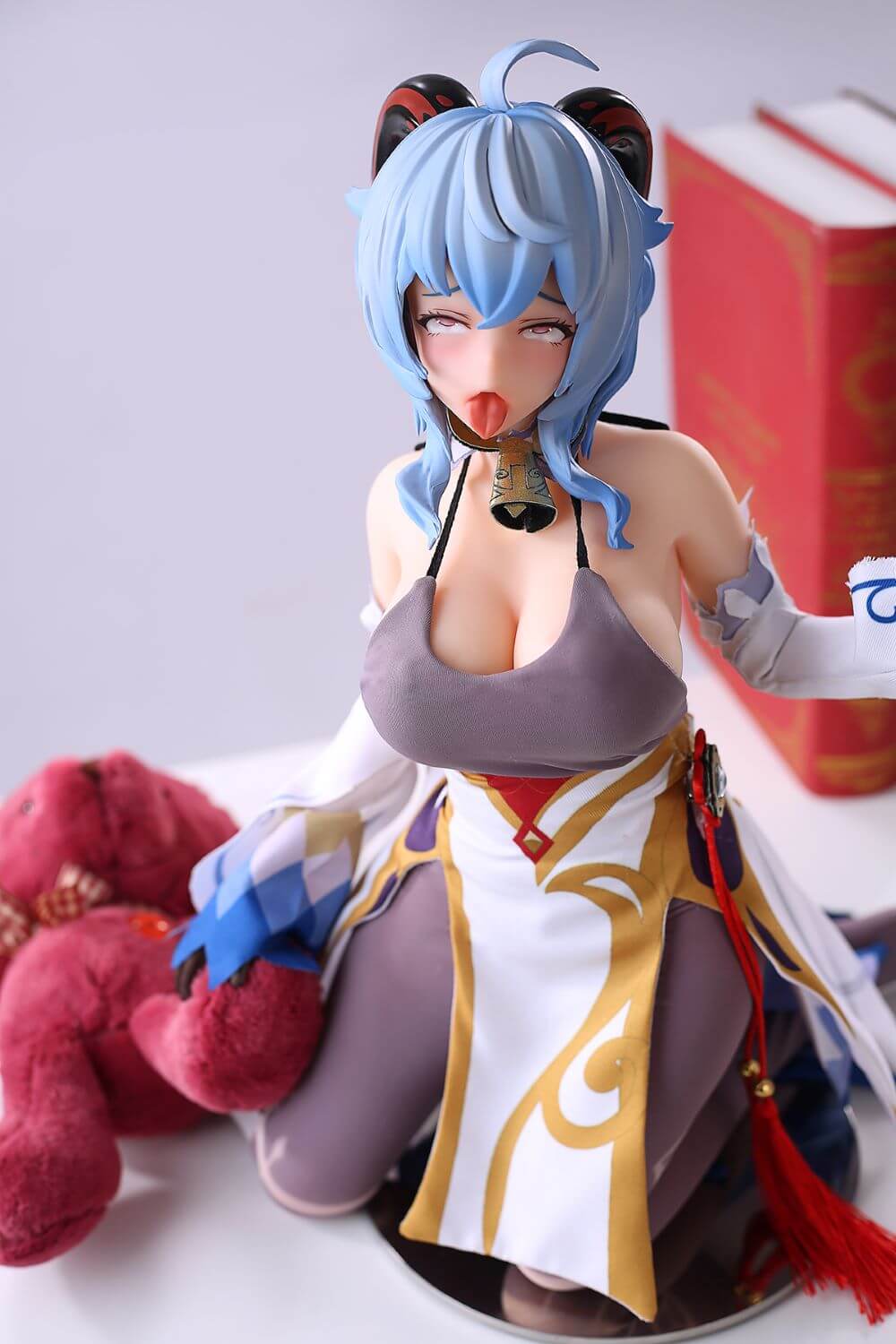 65cm Ganyu Sex Doll, Ahegao Sex Doll, Impact Hentai Cast Off Figure, ahegao face sitting on ground