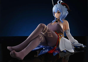 65cm Ganyu Sex Doll, Ahegao Sex Doll, Impact Hentai Cast Off Figure sitting on ground