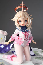 Load image into Gallery viewer, 65cm Paimon sex doll of Genshin Impact hentai, gyate gyate figure version
