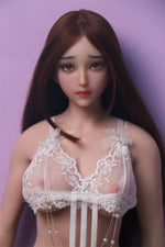 Load image into Gallery viewer, 70cm Realistic Love Doll, Japanese Noble Hime Kaguya in Silicone looking at viewer
