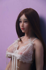 Load image into Gallery viewer, 70cm Realistic Love Doll, Japanese Noble Hime Kaguya in Silicone looking at side
